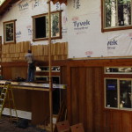 Carpenter Applying Shingles