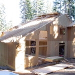 Roof Framing From Rear of House